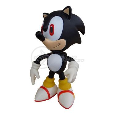 Imagem de Boneco Action Figure Shadow Sonic Black Preto Articulado 23cm