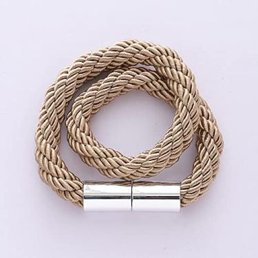 Imagem de Cinta de fivela magnética de cortina de metal criativa simples alça de cortina fivela de cortina prendedores de cortina, T10,4 pcs