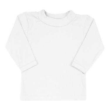 Imagem de Camiseta Bebê Canelada Lisa Manga Longa (1/2/3) - Top Chot