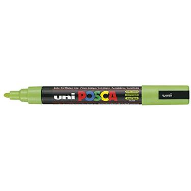 Imagem de UNI-Ball Caneta Marcador POSCA PC-5M - Verde maçã - Caneta única