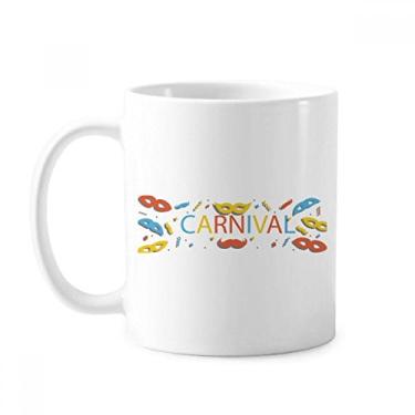 Imagem de Caneca Cabeça de Barba Feliz Carnaval de Veneza Cerâmica Copo de Café Porcelana Utensílios de Mesa