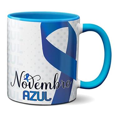 Imagem de Caneca Novembro Azul Combate Ao Câncer De Próstata Saúde (Azul)