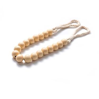 Imagem de tiebacks de cortina Simples e criativos acessórios de cortina sem perfuração, bege, 1 pçs