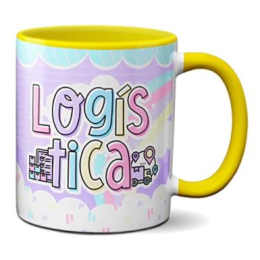 Imagem de Caneca Logística Profissional Presente Criativo Warehouse (Amarela)