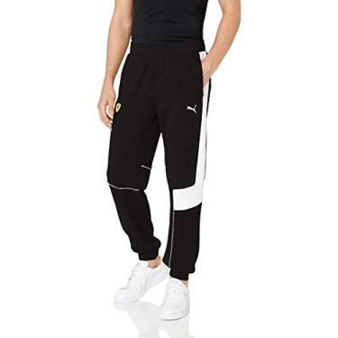 Imagem de Calça de moletom masculina Ferrari Motorsport, Soft Pink Puma Black, X-Large