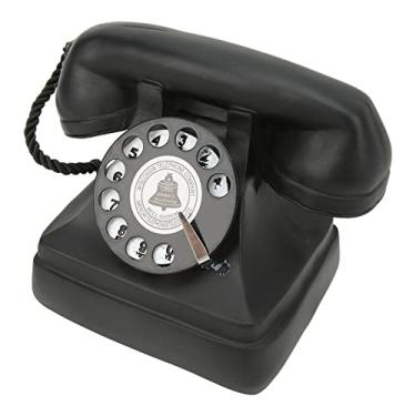 Imagem de Modelo de Telefone de Discagem, Telefone Fixo Antigo Estilo Antigo para Casa
