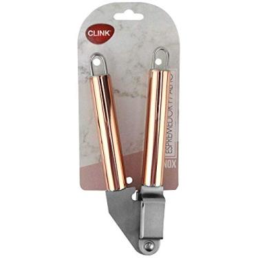 Imagem de Espremedor De Alho Aco Inox Rose Gold 18cm