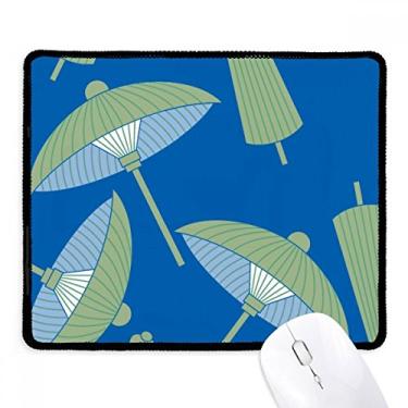 Imagem de Tapete de borracha para jogos Green Paper Umbrella com estampa de nuvem