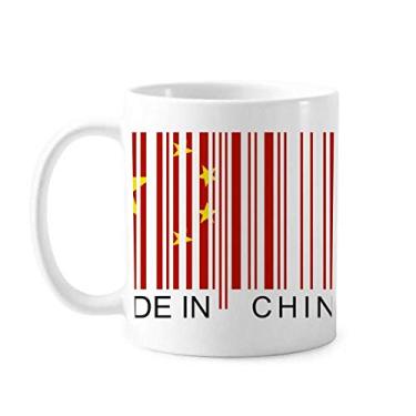 Imagem de China Bar Code Caneca Nacional Chinesa Cerâmica Café Porcelana Copo Talheres