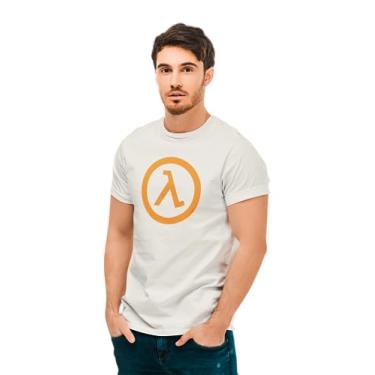 Imagem de Camiseta Camisa Half-Life Masculina OFFWHITE Tamanho G