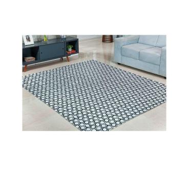 Imagem de Tapete Sala 2.50m x 2.00m Jacquard Tecido Antiderrapante