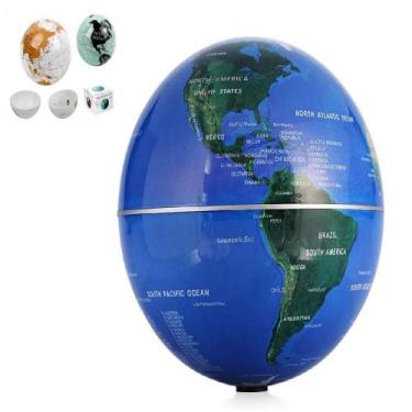 Imagem de Globo Terrestre Iluminado Giratorio Luminaria Mapa Mundi Led Infantil