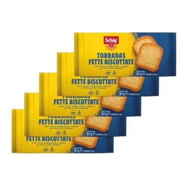 Imagem de Torradas Sem Glúten Sem Lactose Schär - 5 pacotes de 87g