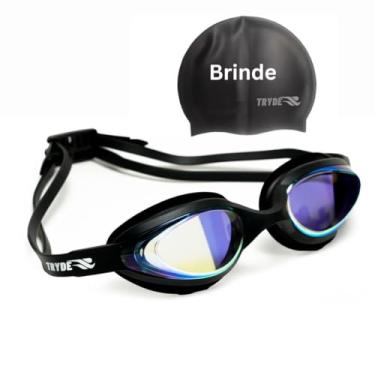 Imagem de TRYDE Kit Oculos de natacao Espelhado Aqua Fusion MR