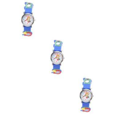 Imagem de GALPADA 3 Pecas relógio infantil decoração de natal crianças relógio de quartzo meias infantis relógios relógio de pulso infantil crianças assistem garota Assistir raquete de tênis alunos