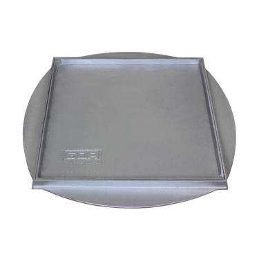 Imagem de Tampa Tampão De Chão Simples Rebaixado Aro Circular 50X50Cm