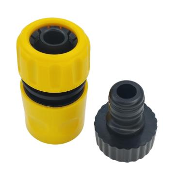 Imagem de Kit Conector com Engate Rápido Amarelo Compatível com Lavajato Vonder LAV1600