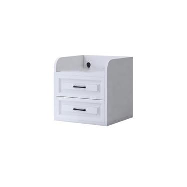 Imagem de GRFIT Suporte para impressora doméstica trilho gaveta armário chão escritório arquivo armário móvel sob a mesa prateleira de impressora armário colocado impressora de mesa (cor: B, tamanho: M)