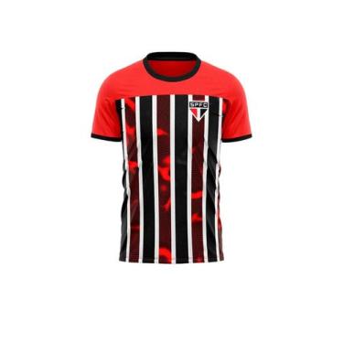 Imagem de Camisa Braziline São Paulo Plotline Masculina - Vermelho