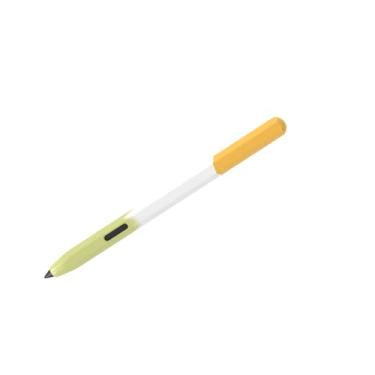 Imagem de LJFLYXRI Capa de silicone para Galaxy Tab S8 Ultra S Pen, capa protetora de silicone confortável, compatível com Samsung Galaxy Tab S7/S7+/S7 FE/S8/S8+/s8+/s8 Ultra S Pen (amarela)