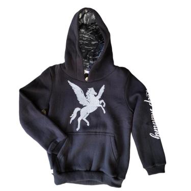 Imagem de Blusa De Frio Casaco Moletom Infantil Menina Fechado Olyns-Feminino