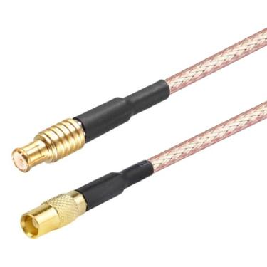 Imagem de Oiyagai 2 peças RF RG316 Pigtail MCX conector de antena macho para adaptador coaxial fêmea MCX, 1m/39.3"