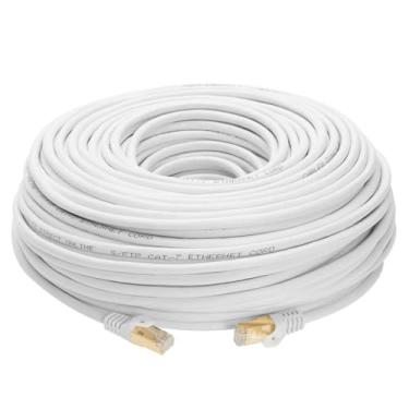 Imagem de Cables Direct Online 60 m S/FTP Cat7 cabo de rede Ethernet de cobre, fio de internet, compatível com PC, laptop, modem, roteador, TVs, cabo de impressora, consoles para casa e escritório (60 m,