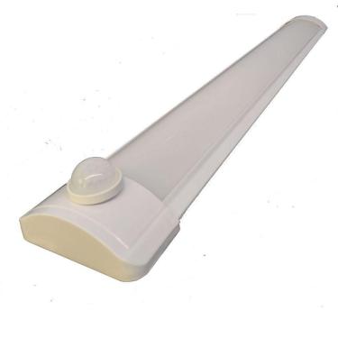 Imagem de Luminária Tubular 20w 6500k Com Sensor Presença De 60cm Noite