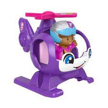 Imagem de Fisher-Price Helicóptero Barbie Little People Vehicle