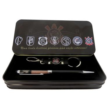 Imagem de Kit Caneta Terra Sagrada com chaveiro Corinthians
