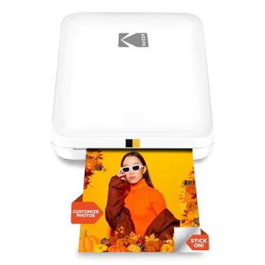 Imagem de KODAK Impressora fotográfica instantânea para smartphone Step Slim – Impressora móvel sem fio colorida elegante – Fotos adesivas Zink 5 x 7,6 cm – Impressão a partir de dispositivos iOS e Android com