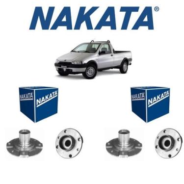 Imagem de 02 Cubo de Roda Strada 1.3 8v Dianteiro Nakata Original 1999 2000, DIA