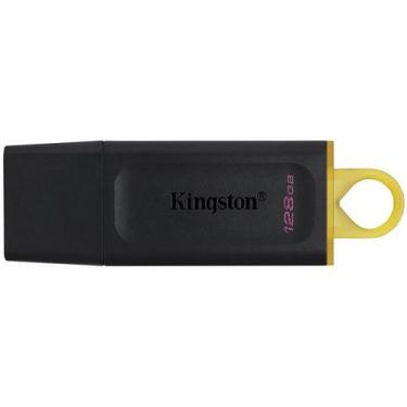 Imagem de Pen Drive de 128GB Kingston Datatraveler Exodia DTX USB 3.2 - Preto/Am
