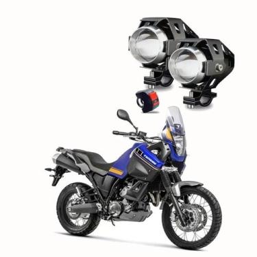 Imagem de Kit Led Farol Milha Moto Yamaha XT600 Z Teneré 2011 2012 2013 U5 - Ser