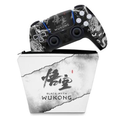 Imagem de Capa Case e Skin Compatível PS5 Controle - Black Myth: Wukong - Pop Ar
