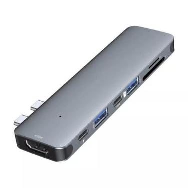 Imagem de Hub Adaptador 4K 60Hz Hdmi + Usb-c + Thunderbolt - Omniie