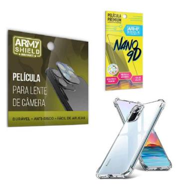 Imagem de Película de Camêra Mi 11 Lite Com Película de Cerâmica 9D e Capinha An