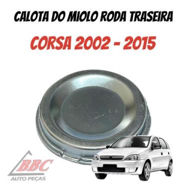 Imagem de Tampa Calotinha Cubo Eixo Traseiro Corsa 2002 - 2015 - DINPAR 