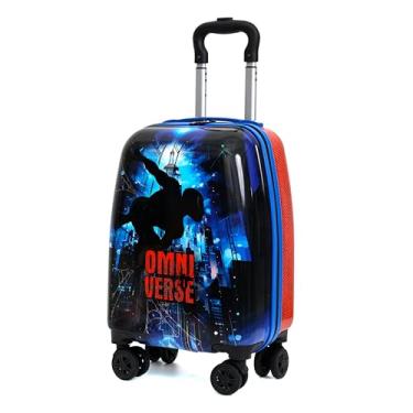 Imagem de Mala Infantil Escolar/Viagem Com Giro 360º Skeet Resistente Vermelho