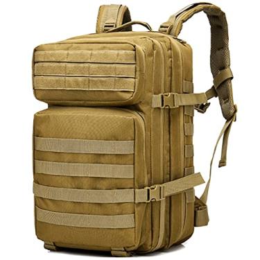 Imagem de Mochila tática militar Monoki, pacote militar de 3 dias para atacado, saco de mole 42L, Laptop, Mud Yellow, 11.81"x19.68"x11.81" / 30x50x30CM (W*H*D)