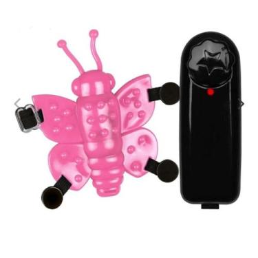 Imagem de Micro butterfly massageador e estimulador de clitóris com vibro pau br