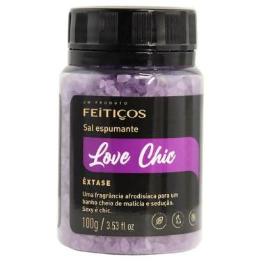 Imagem de Sais de banho espumante love chic êxtase 100g - FEITIÇOS