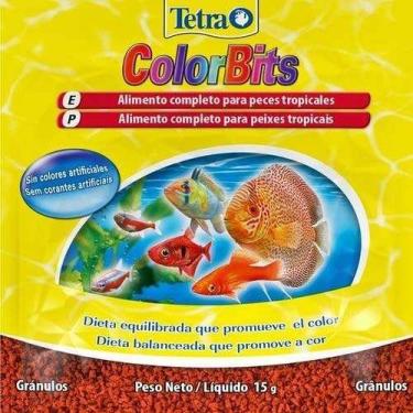 Imagem de Alimento para Peixe Tetra Peixe ColorBits Granules - 15g
