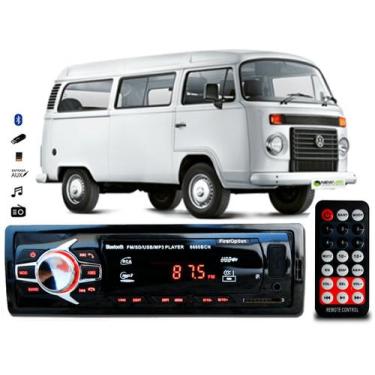 Imagem de Aparelho De Som Mp3 Vw Kombi Perua Bluetooth Pendrive Rádio - OESTESOM