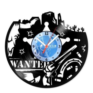 Imagem de Relógio De Parede Disco Vinil Diversos - Xerife Velho Oeste - VDI-123 