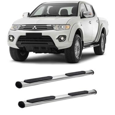 Imagem de Estribo L200 Triton 2008 A 2016 Cromado - SOLAR