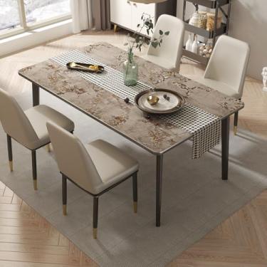 Imagem de Bumoo Papel de parede cinza e dourado 40,6 × 993 cm Vintage Gold Peel and Stick, papel de contato espesso, granito, mármore, texturizado, impermeável, autoadesivo, removível para apartamento porão