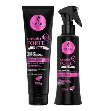 Imagem de Kit Cavalo Forte Hidra 1 Protetor 150ml 1 Fluído 120ml - HASKELL