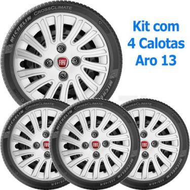 Imagem de 4x Jogo Calota FIAT MILLE PALIO SIENA  UNO Aro 13 092cb - Grid