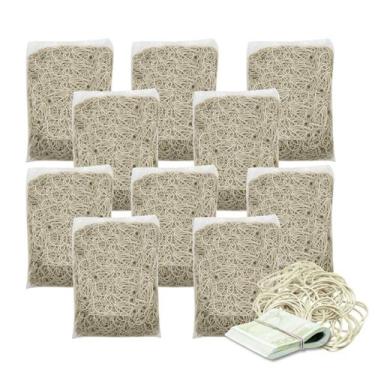 Imagem de Kit Elástico Liga Gominha Para Dinheiro Escritório Organização 12000 U